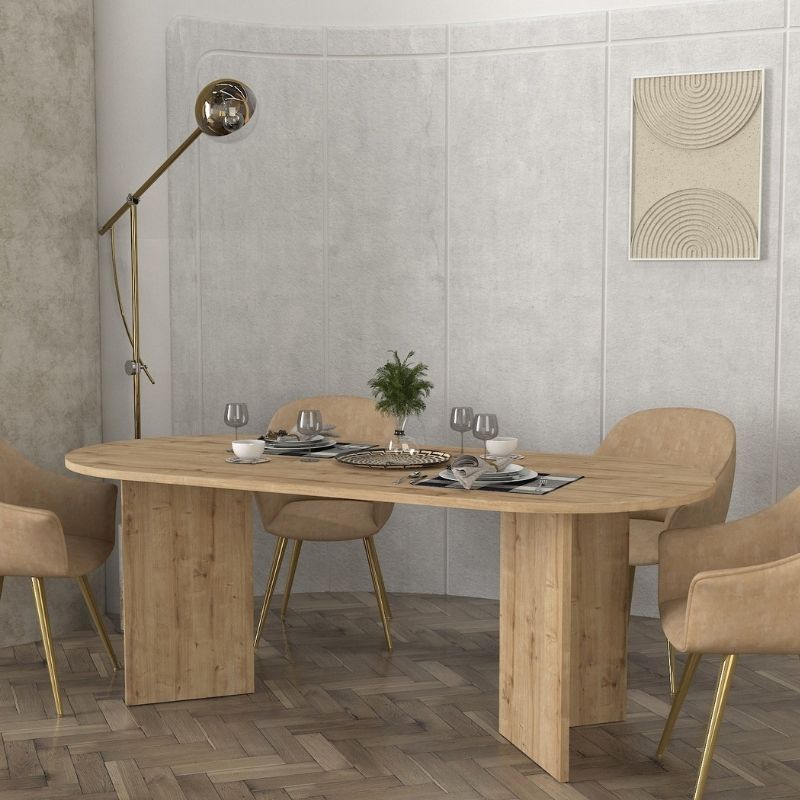 Τραπέζι Cortado Χρώμα Sapphire Oak 200x90x74