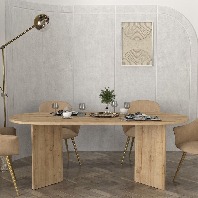 Τραπέζι Cortado Χρώμα Sapphire Oak 200x90x74