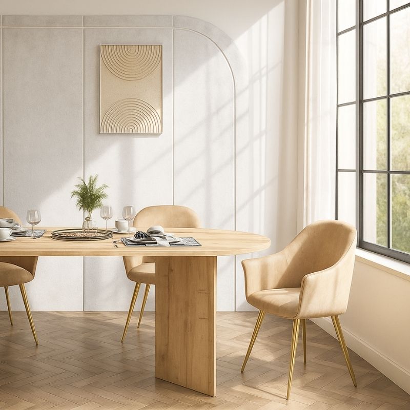 Τραπέζι Cortado Χρώμα Sapphire Oak 200x90x74