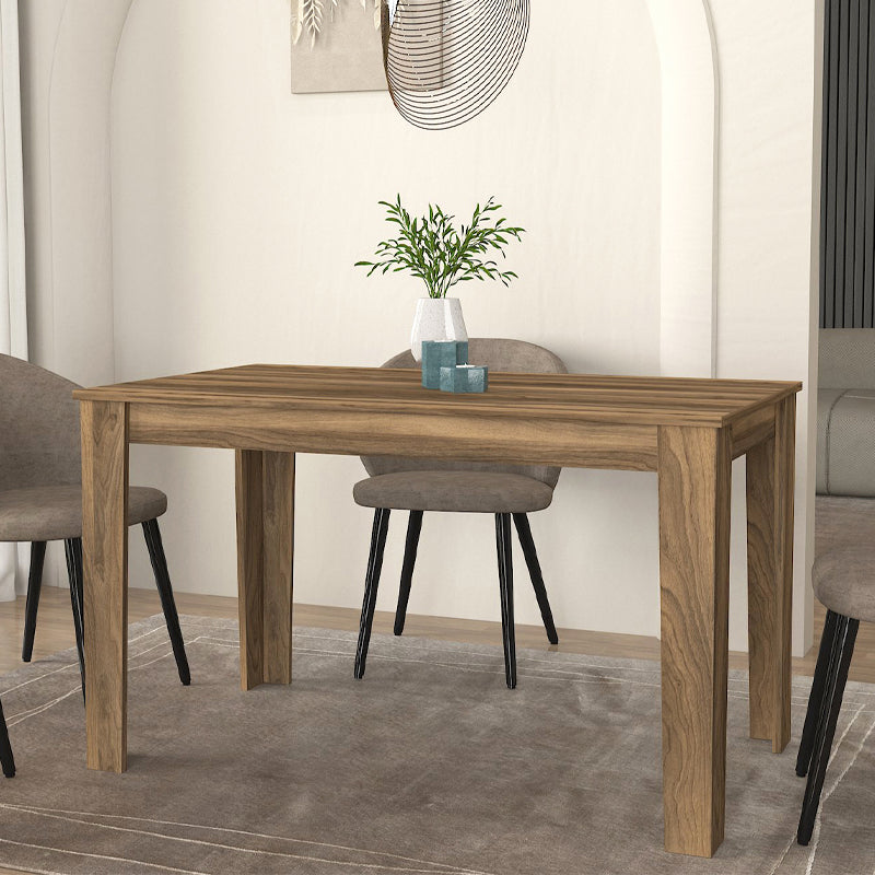 Τραπέζι Darlen Χρώμα Καρυδί 125x72x74