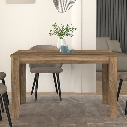 Τραπέζι Darlen Χρώμα Καρυδί 125x72x74