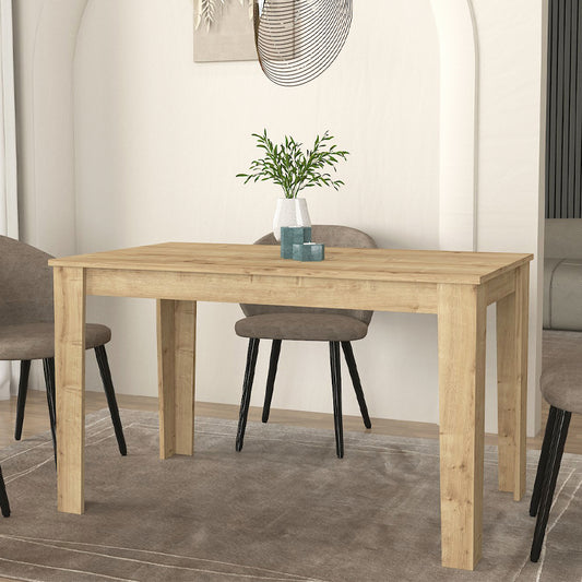 Τραπέζι Darlen Χρώμα Sapphire Oak 125x72x74