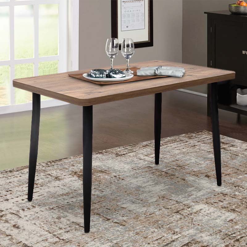 Τραπέζι Levico MDF - Μεταλλικό Χρώμα Ακακίας 120x70x75