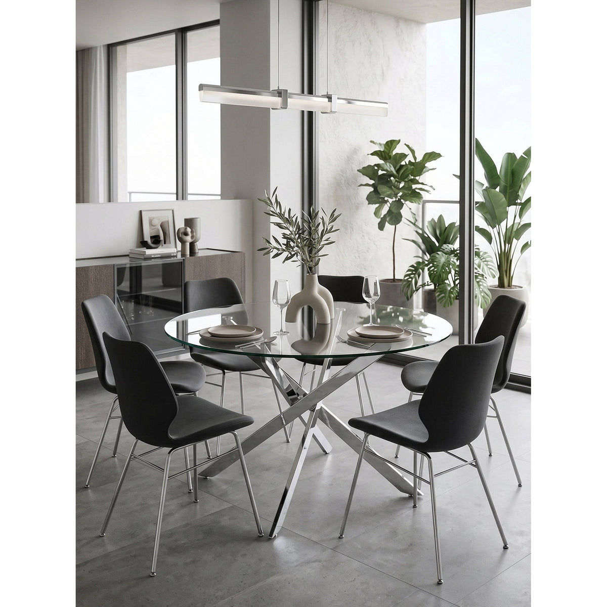 Τραπέζι Lucent Round 120x120x75