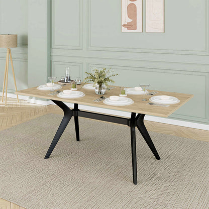 Τραπέζι Luna Χρώμα Florida Oak 181x90x75