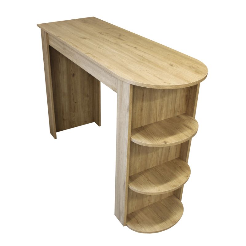 Τραπέζι Μπαρ Vigne Χρώμα Sepet Oak 150x51,6x101,8
