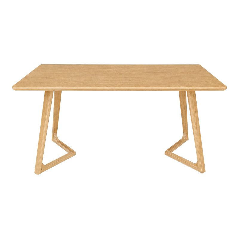 Τραπέζι Pendra MDF Επιφάνεια με Πόδι Ξύλο Μασίφ σε Sonoma Απόχρωση 150x80x75