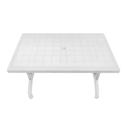 Τραπέζι Πολυπροπυλενίου Callan Χρώμα Λευκό 140x80x73