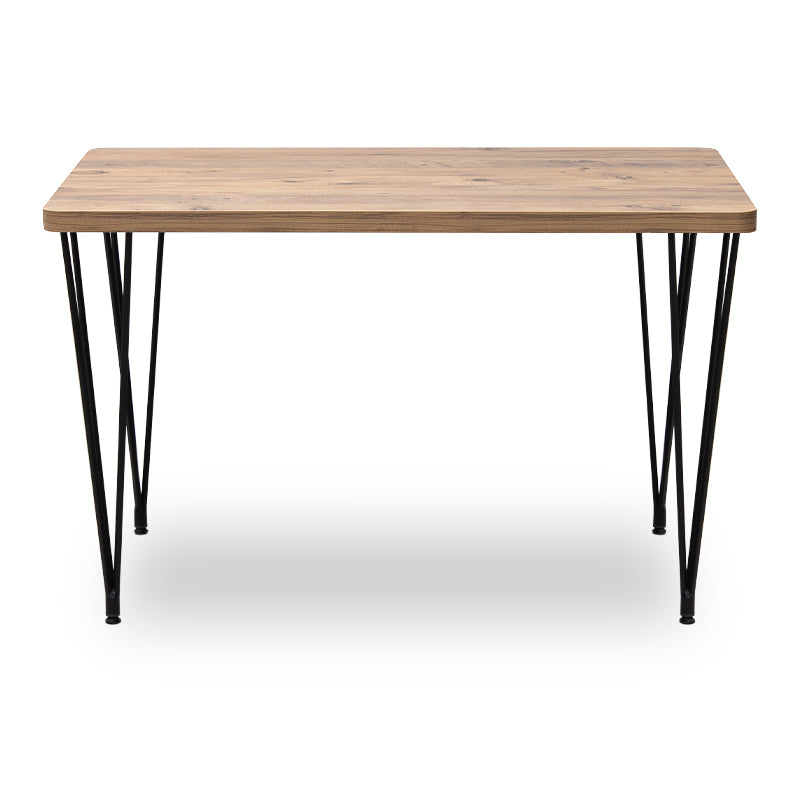 Τραπέζι Roger MDF - Μεταλλικό Χρώμα Ακακίας 120x70x75