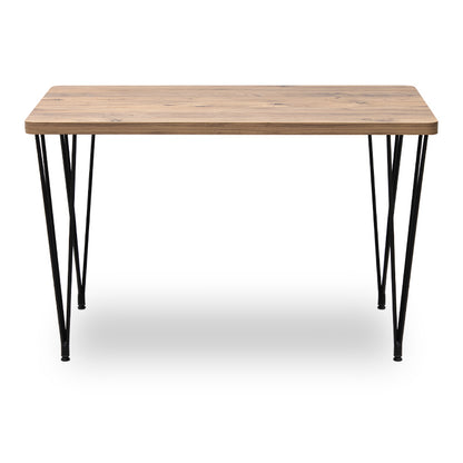 Τραπέζι Roger MDF - Μεταλλικό Χρώμα Ακακίας 120x70x75
