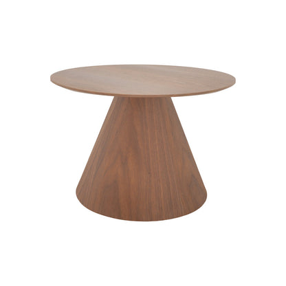 Τραπέζι Σαλονιού Donda MDF σε Καρυδί Απόχρωση Φ60x40