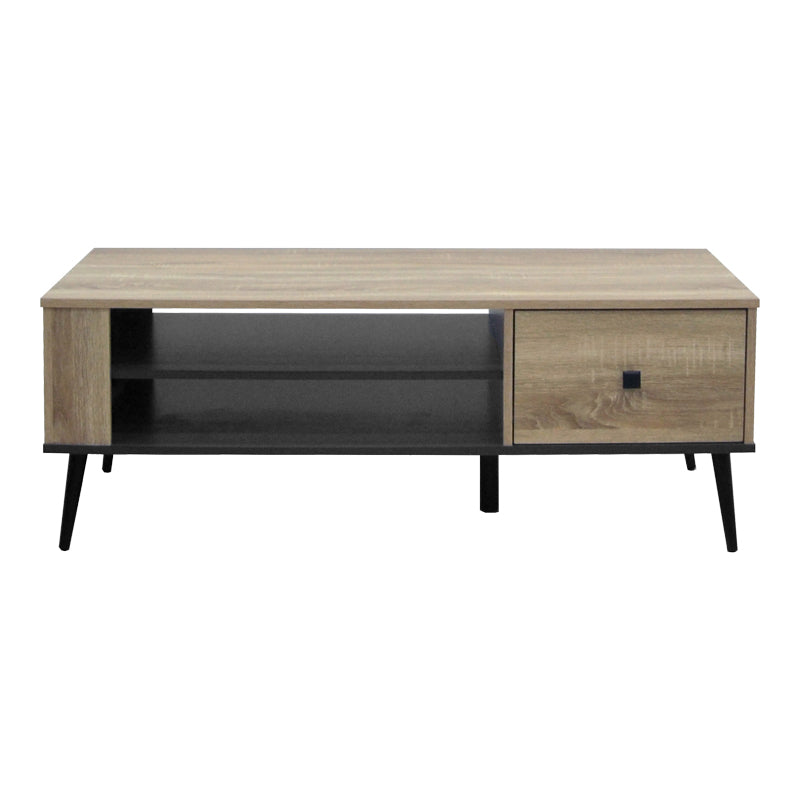 Τραπέζι Σαλονιού Zezan σε Sonoma-Ανθρακί Απόχρωση 120x51x44.5