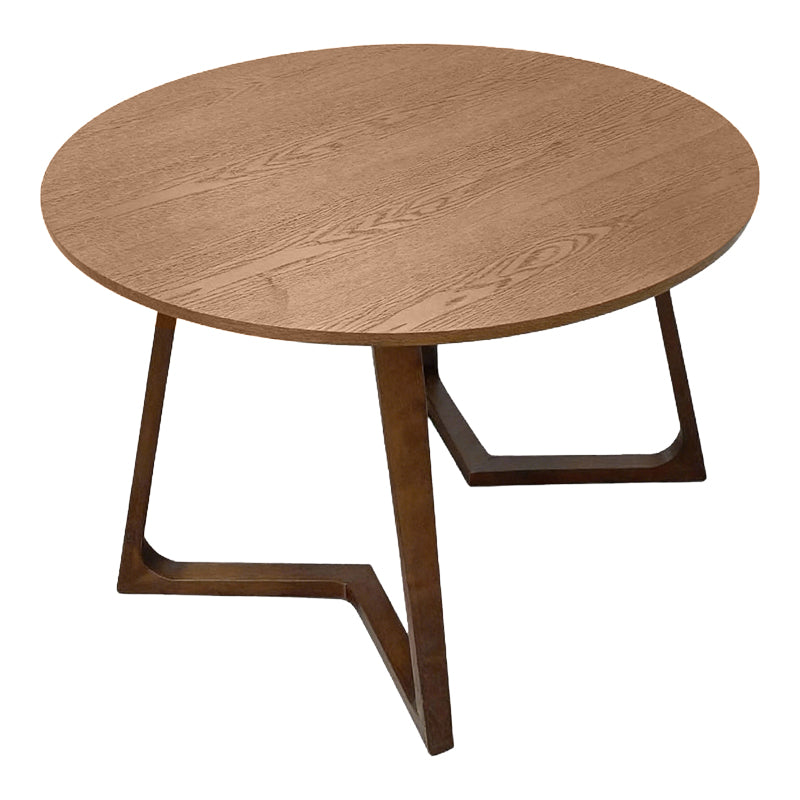 Τραπέζι Sedria MDF Καρυδί Φ120x75