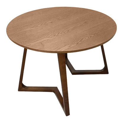 Τραπέζι Sedria MDF Καρυδί Φ120x75