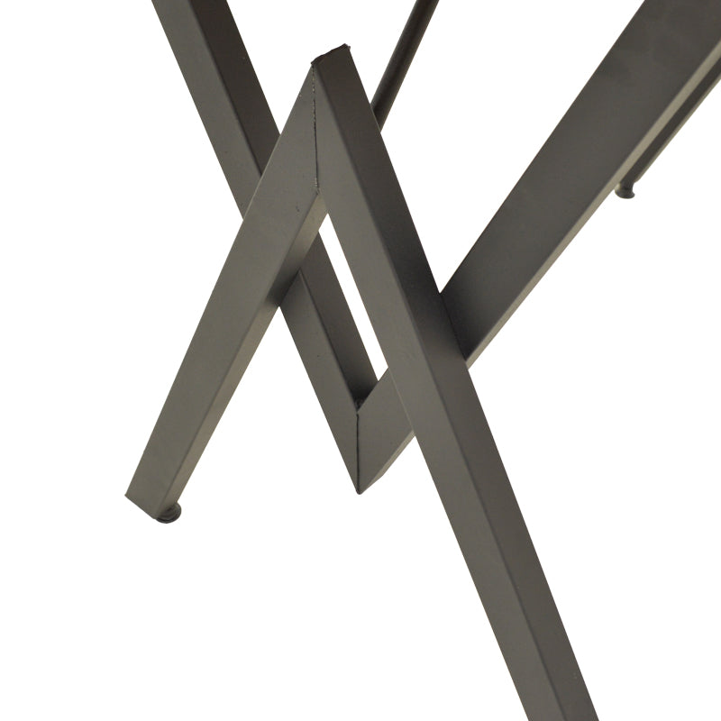 Τραπέζι Vertex Oak με Μαύρα Μεταλλικά Πόδια 110x70x72