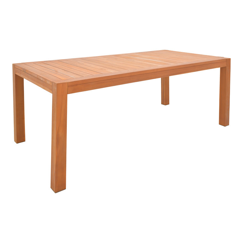 Τραπέζι Vocaly Teak Ξύλο σε Φυσική Απόχρωση 200x100x75