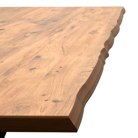 Τραπέζι Walter MDF - Μεταλλικό Χρώμα Ακακίας 140x80x75