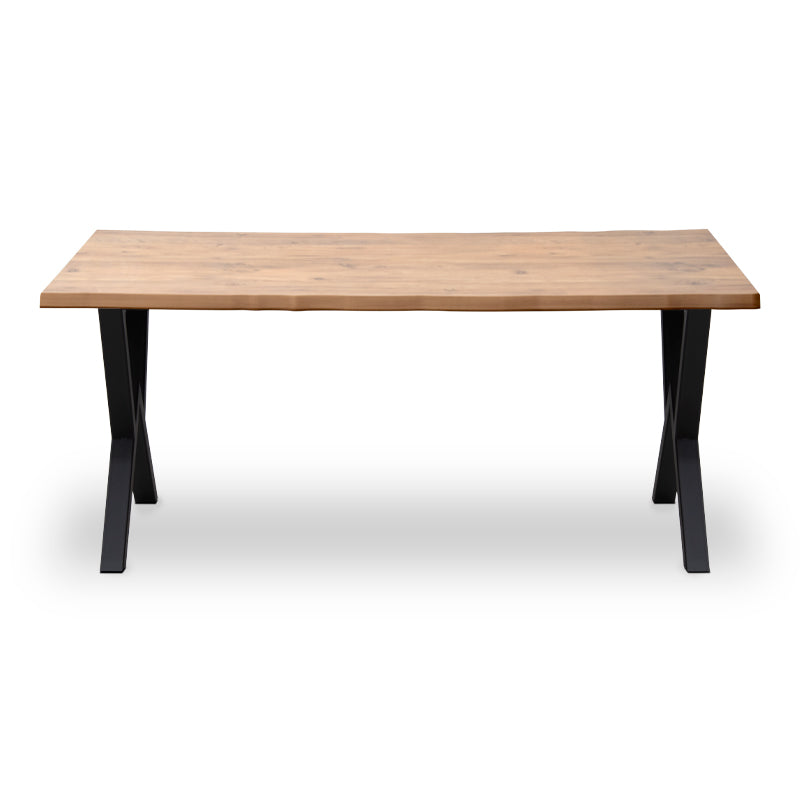 Τραπέζι Walter MDF - Μεταλλικό Χρώμα Ακακίας 140x80x75