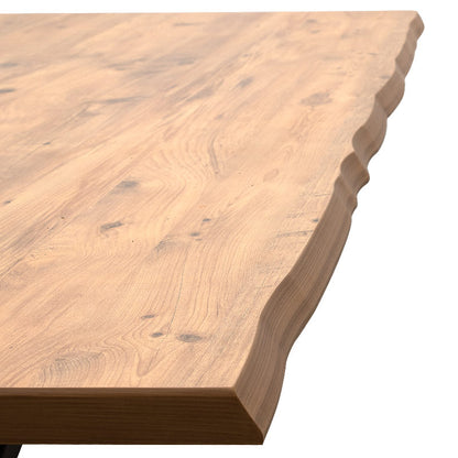 Τραπέζι Walter MDF - Μεταλλικό Χρώμα Ακακίας 160x80x75