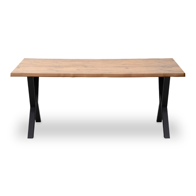 Τραπέζι Walter MDF - Μεταλλικό Χρώμα Ακακίας 160x80x75