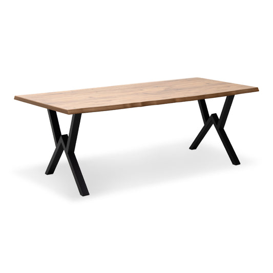 Τραπέζι Walter MDF - Μεταλλικό Χρώμα Ακακίας 200x100x75