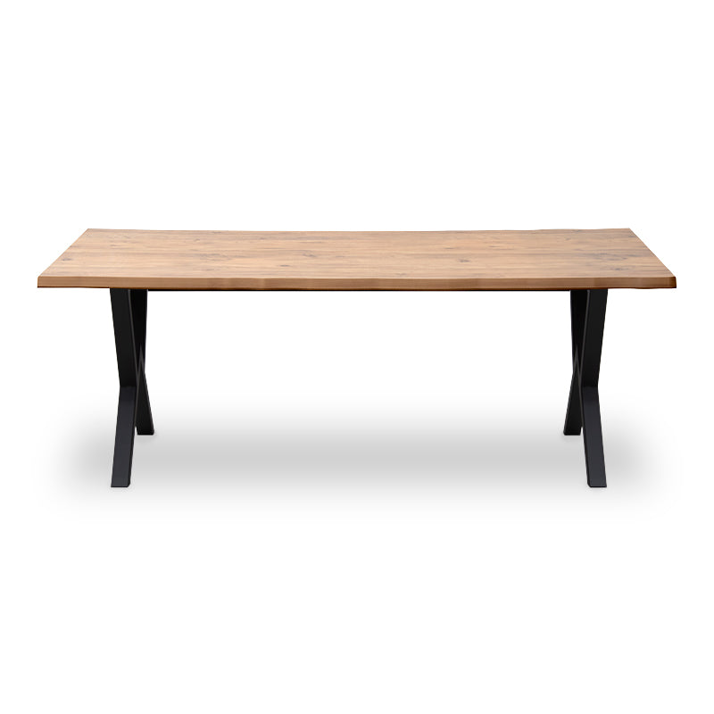 Τραπέζι Walter MDF - Μεταλλικό Χρώμα Ακακίας 200x100x75