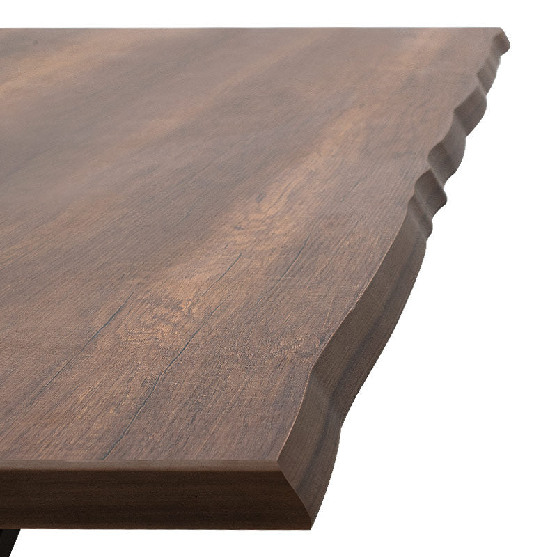 Τραπέζι Walter MDF - Μεταλλικό Χρώμα Καρυδί 140x80x75