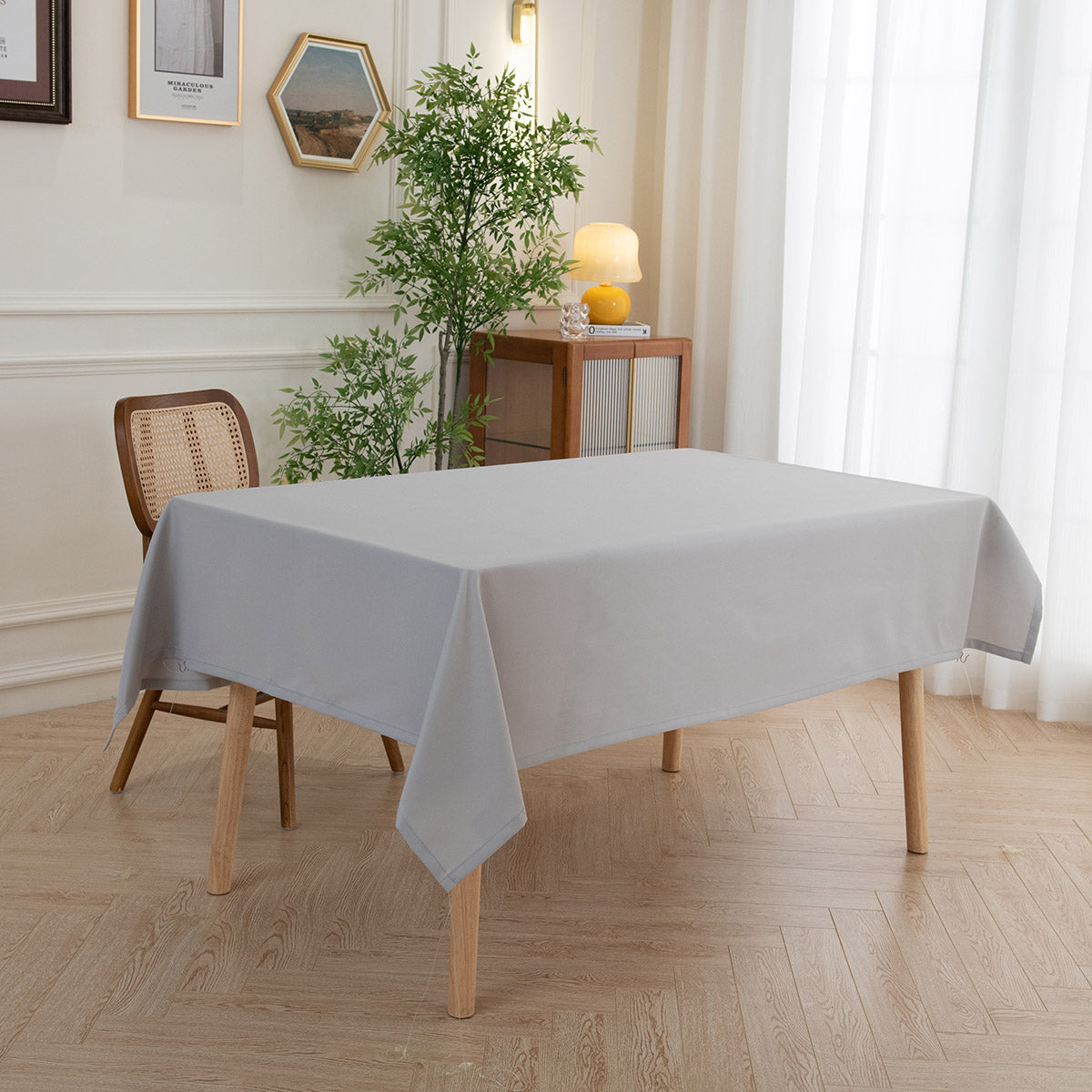 Τραπεζομάντηλο Supreme Art 8493 Γκρι 150x180εκ