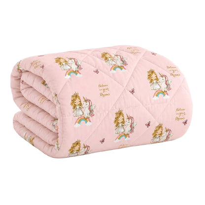 Πάπλωμα Παιδικό 100% Cotton Unicorn Girls