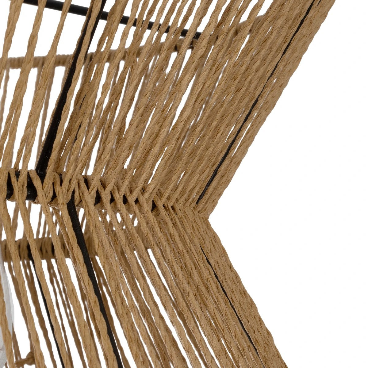 UPCONE 205-0055 Boho Κρεμαστό Φωτιστικό Οροφής με Ντουί 1 x E27 AC 220-240V IP20 - Μπεζ - M30 x Π30 x Υ21
