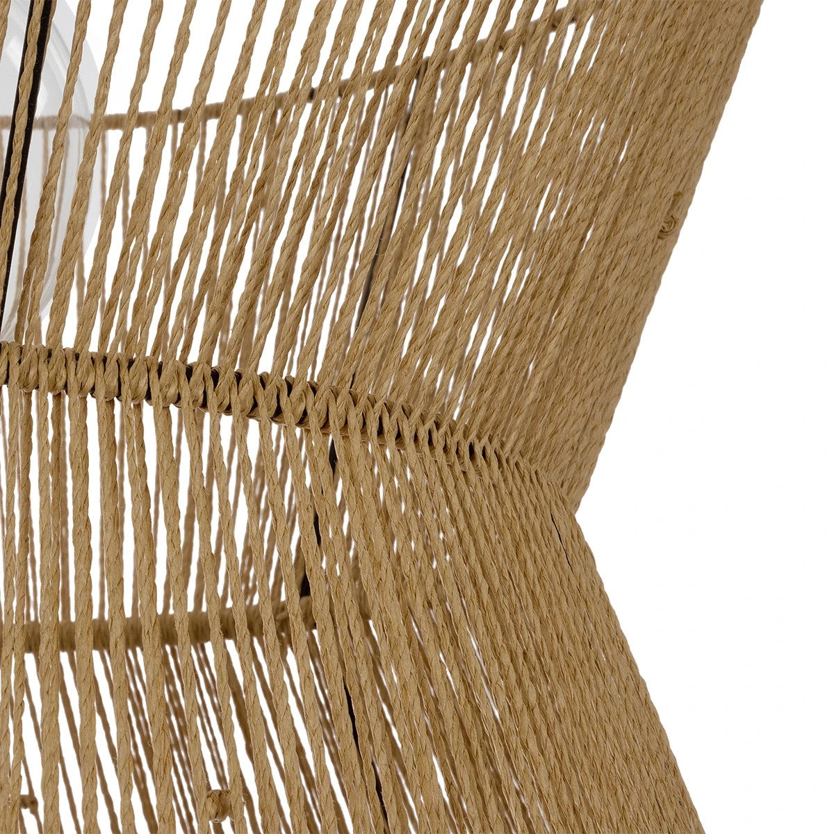 UPCONE 205-0056 Boho Κρεμαστό Φωτιστικό Οροφής με Ντουί 1 x E27 AC 220-240V IP20 - Μπεζ - M50 x Π50 x Υ43