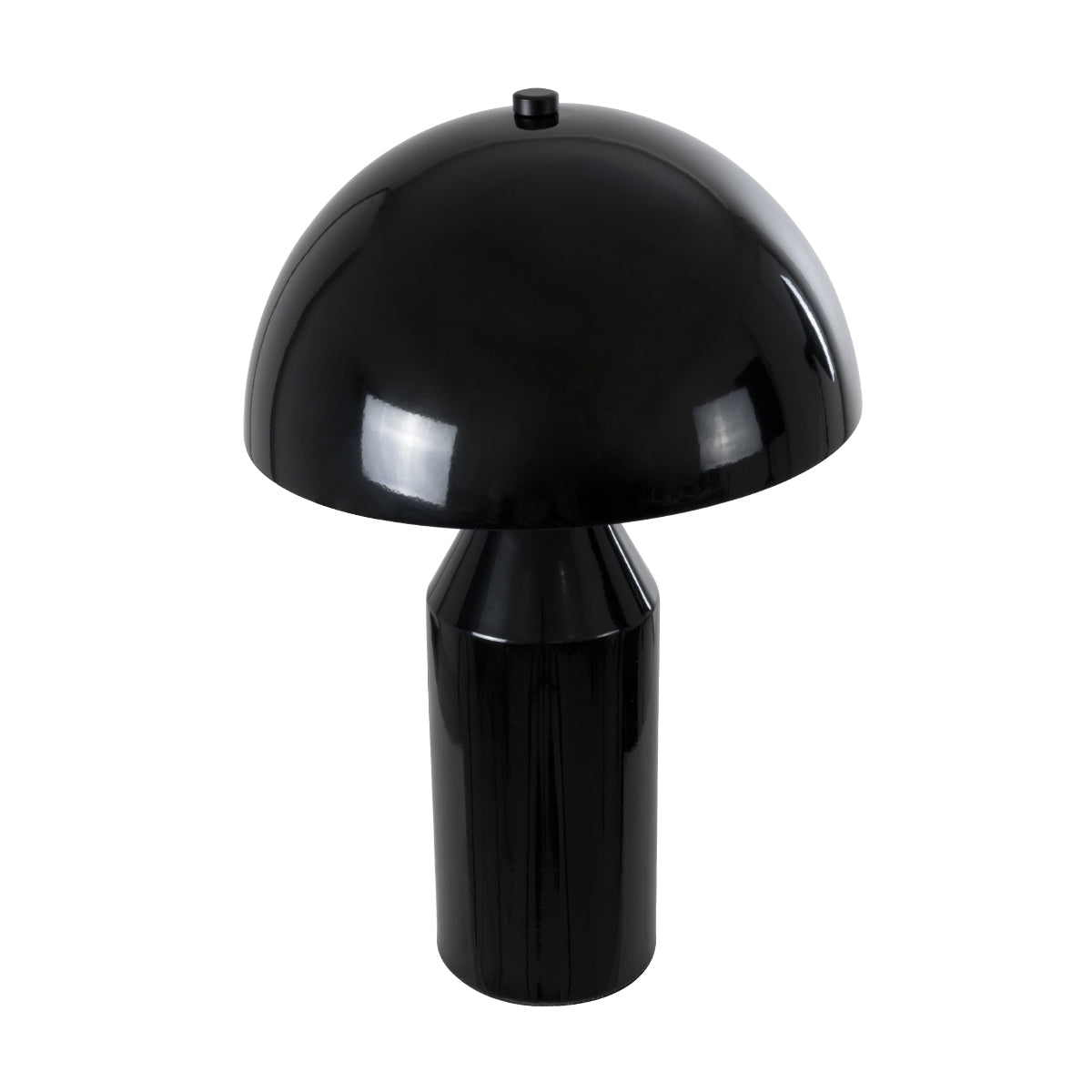 URANUS-S 61449 Μοντέρνο Επιτραπέζιο Φωτιστικό Πορτατίφ Δίφωτο 2 x E27 AC220-240V IP20 - Φ25 x Υ39cm - Μαύρο Μεταλλικό Καμπάνα με Διακόπτη On/Off