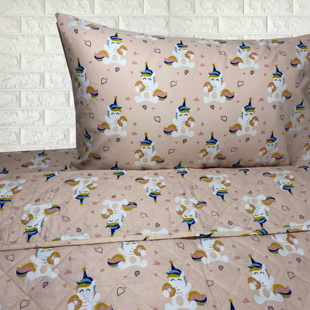 Παιδικά Σετ Σεντόνια Μονά Unicorn Donuts