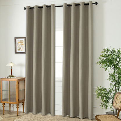 Ύφασμα Κουρτίνας με το Μέτρο Blackout Jacquard Σκίασης Glare Art 8444 Φ280 Άμμου
