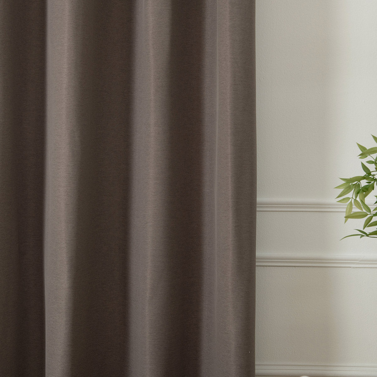 Ύφασμα Κουρτίνας με το Μέτρο Blackout Jacquard Σκίασης Glare Art 8444 Φ280 Μόκα