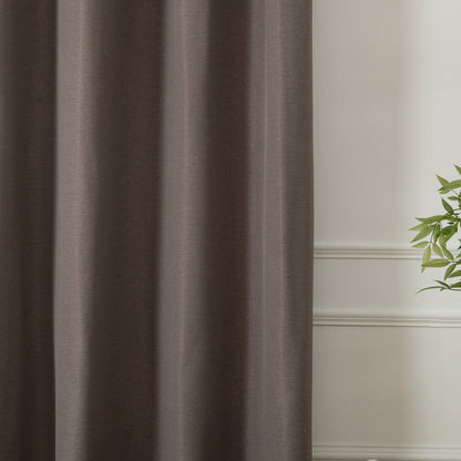 Ύφασμα Κουρτίνας με το Μέτρο Blackout Jacquard Σκίασης Glare Art 8444 Φ280 Μόκα