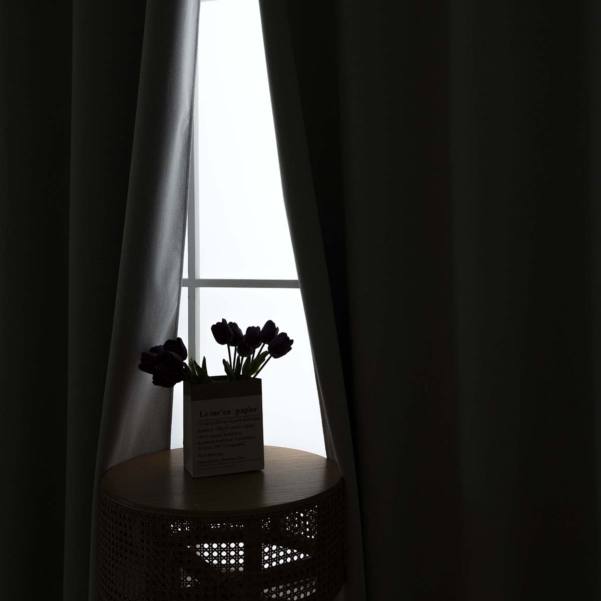 Ύφασμα Κουρτίνας με το Μέτρο Full Blackout Σκίασης Total Art 8446 Φ280 Ασημί