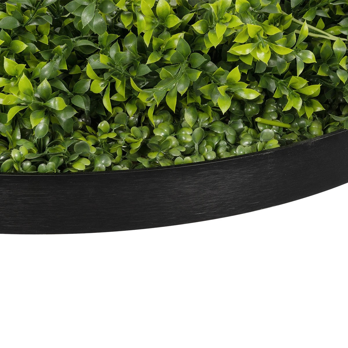 VARIOUS PLANTS ROUND WALL DISC 20689 Τεχνητό Διακοσμητικό Στρογγυλό Πάνελ Φυλλωσιάς - Κάθετος Κήπος Μιξ Μ70 x Π70 x Υ15