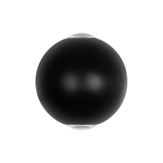 VEGA 60672 Μοντέρνο Φωτιστικό Τοίχου - Απλίκα LED 6W 750lm 30° AC 220-240V Αδιάβροχο IP65 Θερμό Λευκό 2700K - Bridgelux COB Chip & TÜV SÜD Driver - Μαύρο Ματ - Μ10 x Π7.5 x Υ10