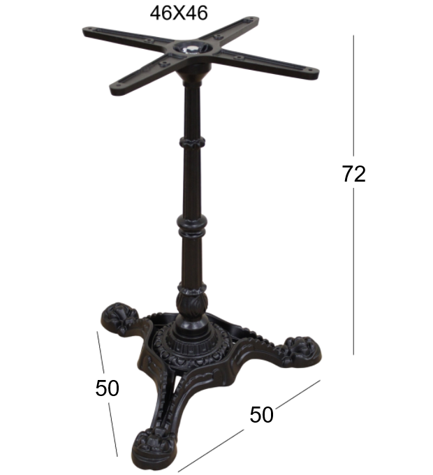 VELA 3ΝΥΧΗ ΒΑΣΗ ΜΑΝΤΕΜΙ ΜΕ ΡΕΓ/ΡΟΥΣ ΜΑΥΡΗ 50x50x72