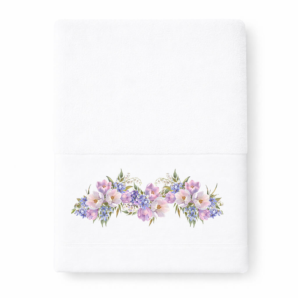 Πετσέτα Μπάνιου 70×140εκ Violet White