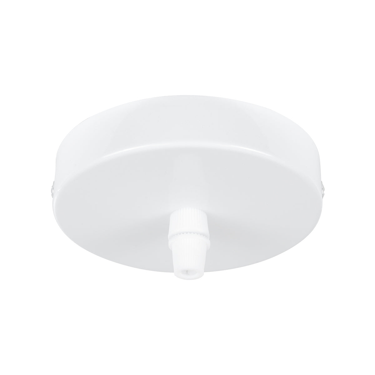 WALLBASE 77500 Μεταλλική Ροζέτα για Κρέμαση 1 Φωτιστικού - Λευκό - Μ10 x Π10 x Υ2
