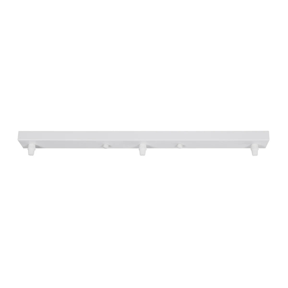 WALLBASE 77522 Γραμμική Μεταλλική Ροζέτα για Κρέμαση 3 Φωτιστικών - Λευκό - Μ50 x Π5 x Υ2