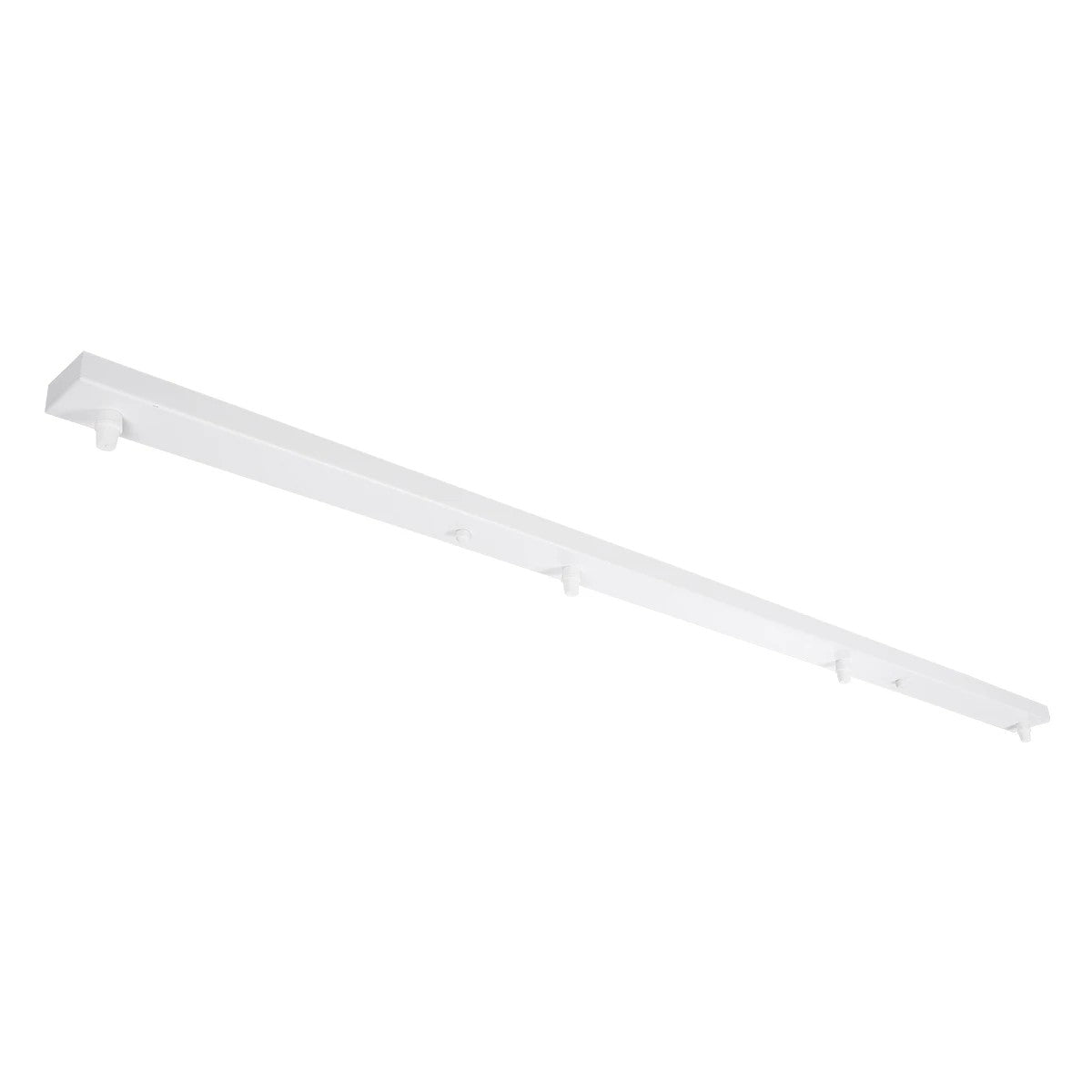 WALLBASE 77524 Γραμμική Μεταλλική Ροζέτα για Κρέμαση 4 Φωτιστικών - Λευκό - Μ120 x Π5 x Υ2