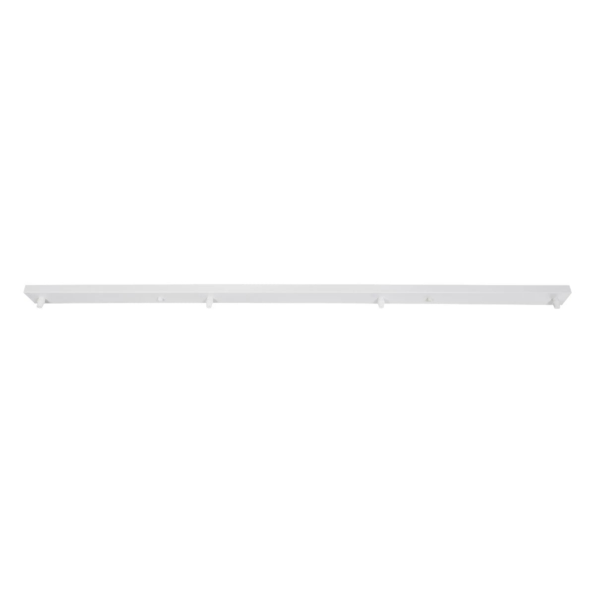 WALLBASE 77524 Γραμμική Μεταλλική Ροζέτα για Κρέμαση 4 Φωτιστικών - Λευκό - Μ120 x Π5 x Υ2