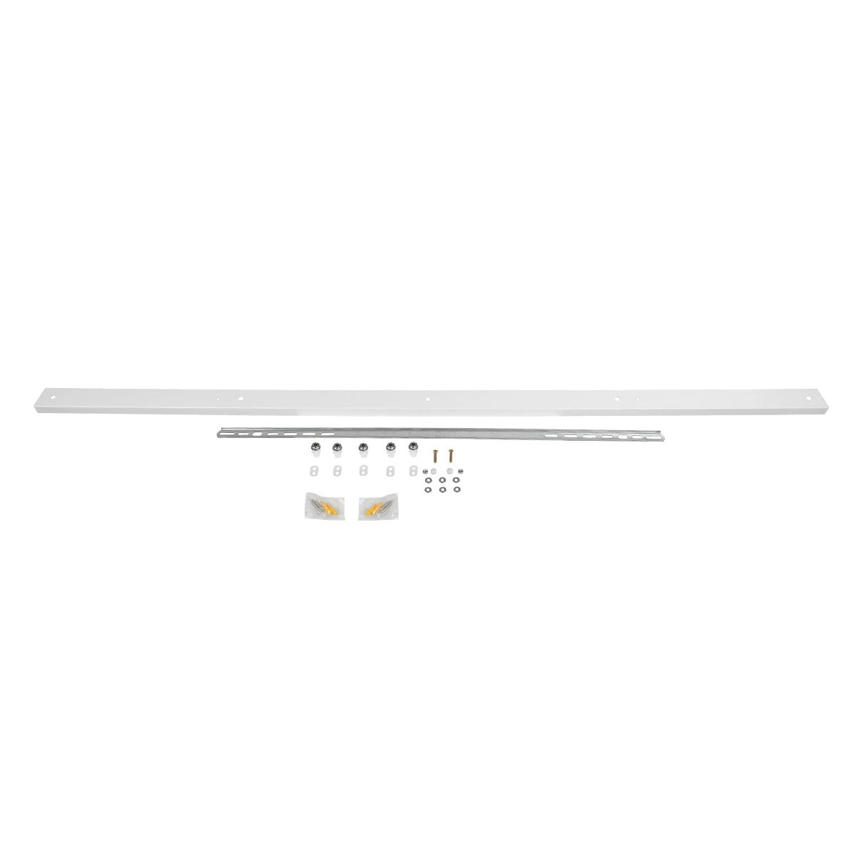 WALLBASE 77526 Γραμμική Μεταλλική Ροζέτα για Κρέμαση 5 Φωτιστικών - Λευκό - Μ120 x Π5 x Υ2