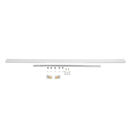 WALLBASE 77526 Γραμμική Μεταλλική Ροζέτα για Κρέμαση 5 Φωτιστικών - Λευκό - Μ120 x Π5 x Υ2