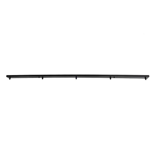 WALLBASE 77527 Γραμμική Μεταλλική Ροζέτα για Κρέμαση 5 Φωτιστικών - Μαύρο - Μ120 x Π5 x Υ2