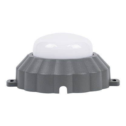 WALLLIGHT-MONA 90628 Φωτιστικό Τοίχου - Απλίκα Point Light LED 6W 660lm 360° DC 24V Αδιάβροχο IP65 Φ11 x Υ6.5cm Θερμό Λευκό 3000K - Γκρι Ανθρακί