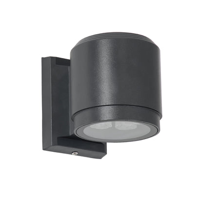 WALLLIGHT-SONA 90482 Φωτιστικό Τοίχου - Απλίκα LED 12W 1140lm 5° DC 24V Αδιάβροχο IP67 Μ9.5 x Π13 x Υ11cm Φυσικό Λευκό 4500K - Γκρι Ανθρακί